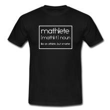 Lade das Bild in den Galerie-Viewer, Mathlete T-Shirt Schwarz - Schwarz
