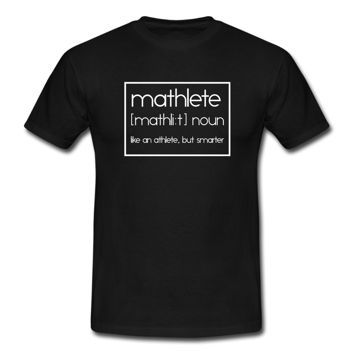 Mathlete T-Shirt Schwarz - Schwarz