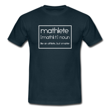 Lade das Bild in den Galerie-Viewer, Mathlete T-Shirt Schwarz - Navy
