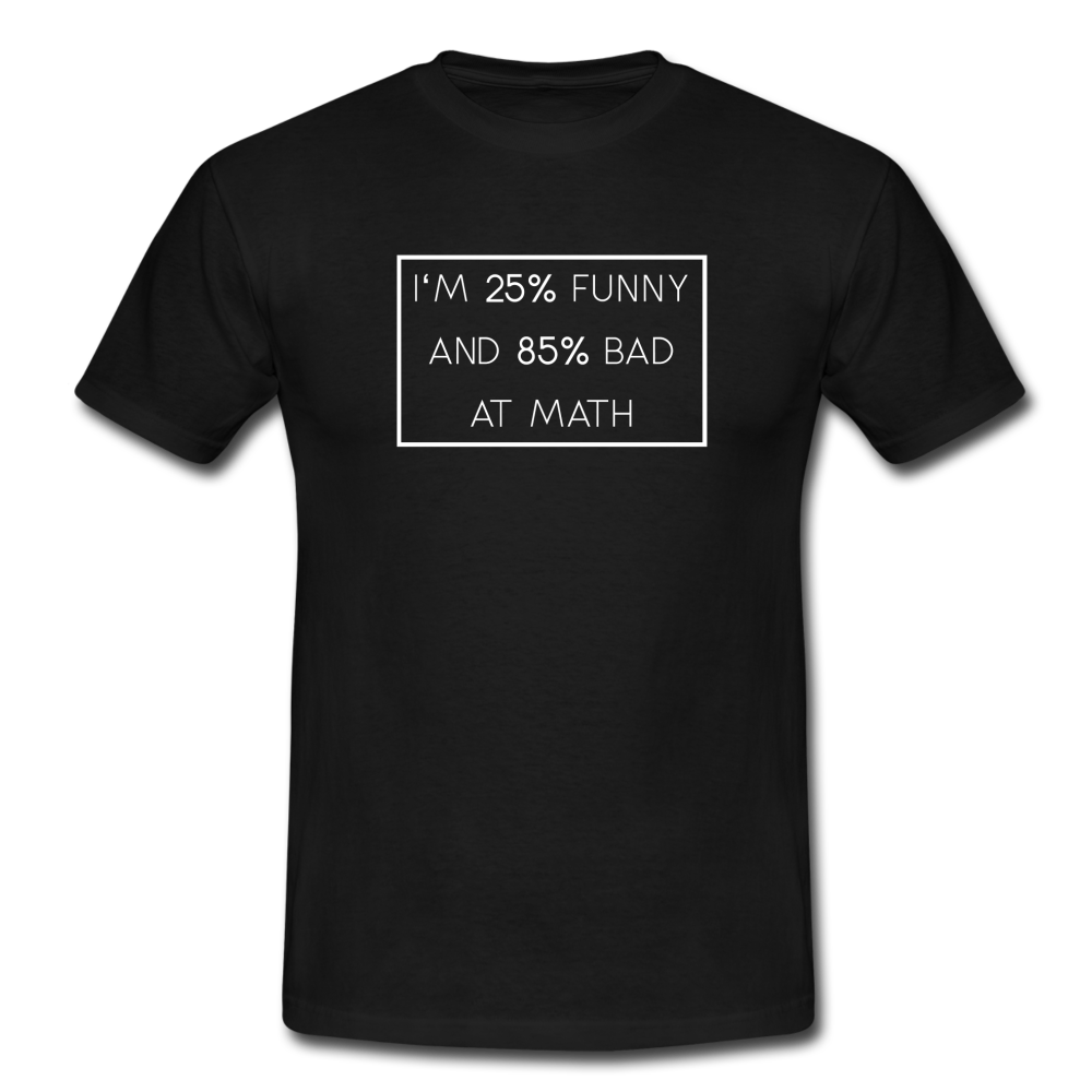 Bad At Math T-Shirt - Schwarz