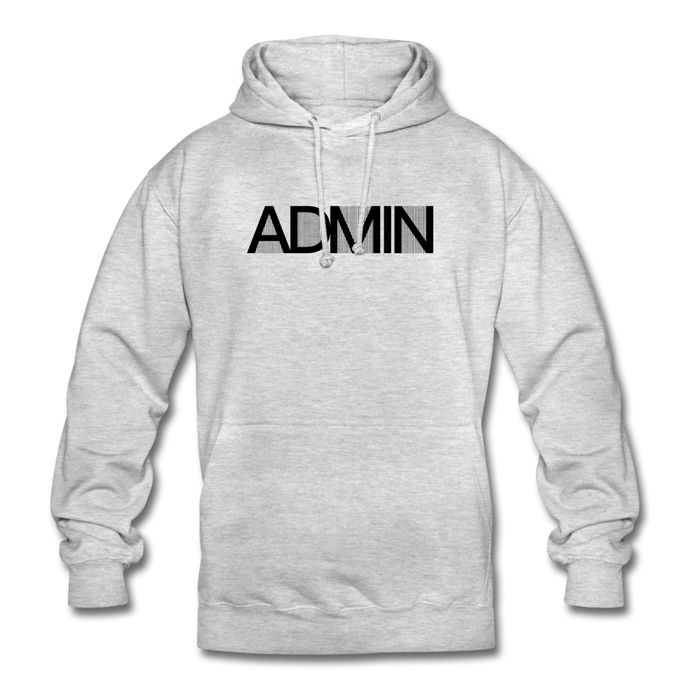 Admin Design Hoodie - Hellgrau meliert