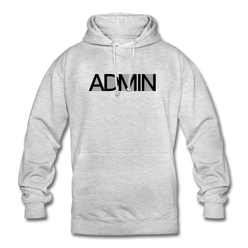 Admin Design Hoodie - Hellgrau meliert