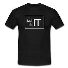 Lade das Bild in den Galerie-Viewer, Just Do IT T-Shirt Schwarz - Schwarz
