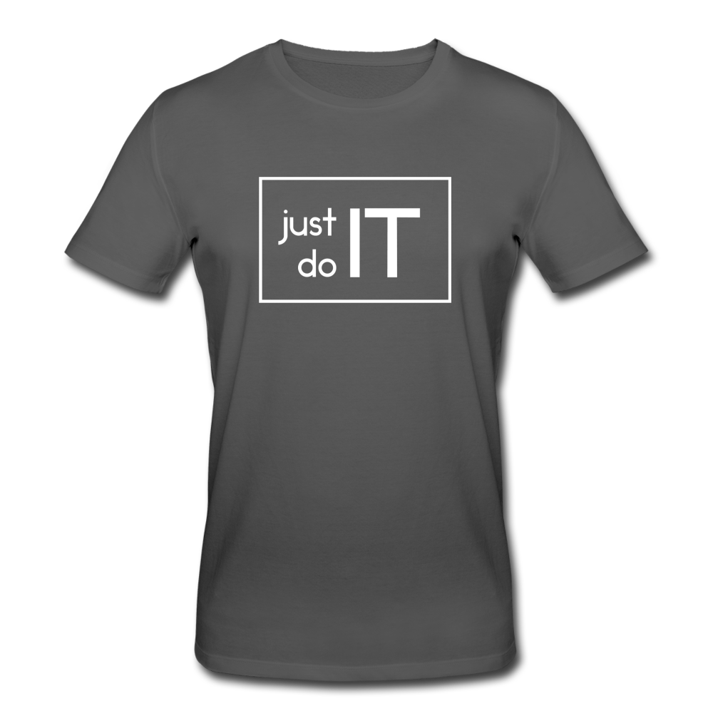 Just Do IT Bio  T-Shirt - Anthrazit