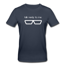 Lade das Bild in den Galerie-Viewer, Talk Nerdy To Me Bio T-Shirt - Navy
