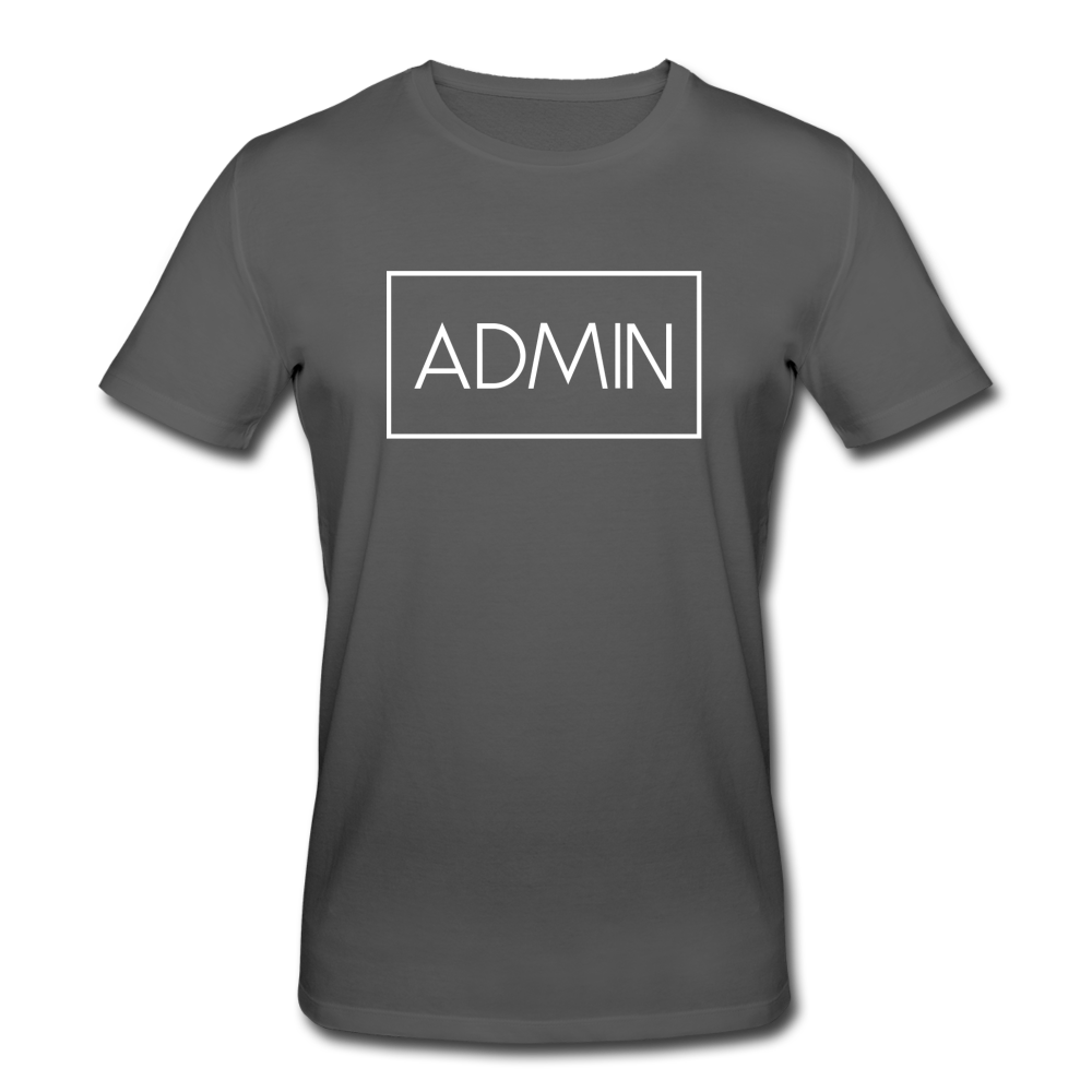 Admin Bio T-Shirt - Anthrazit