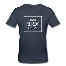 Lade das Bild in den Galerie-Viewer, Talk Nerdy To Me Bio T-Shirt - Navy
