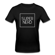 Lade das Bild in den Galerie-Viewer, Super Nerd Bio T-Shirt - Schwarz
