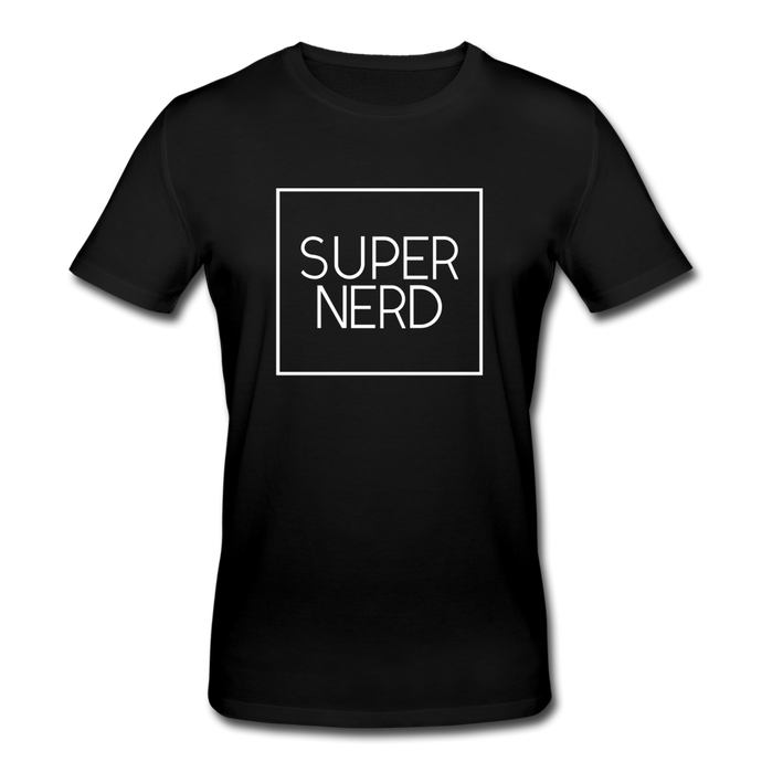 Super Nerd Bio T-Shirt - Schwarz