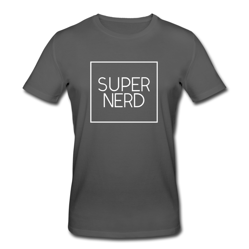 Super Nerd Bio T-Shirt - Anthrazit