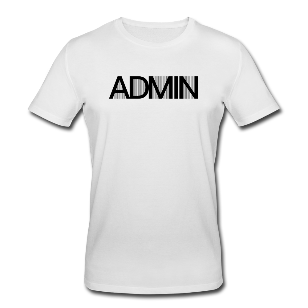 Admin Design Bio T-Shirt - Weiß