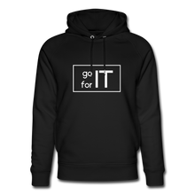 Lade das Bild in den Galerie-Viewer, Go For IT Bio Hoodie - Schwarz
