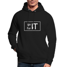 Lade das Bild in den Galerie-Viewer, Go For IT Bio Hoodie - Schwarz
