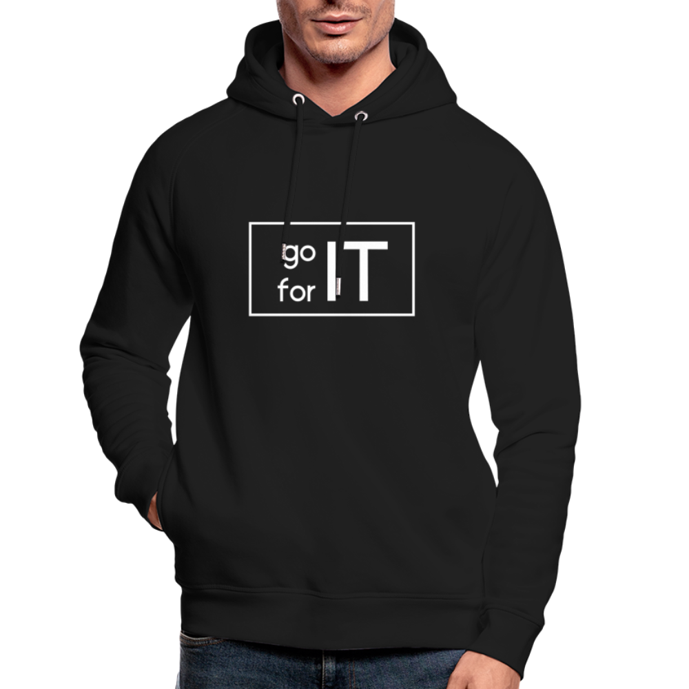 Go For IT Bio Hoodie - Schwarz