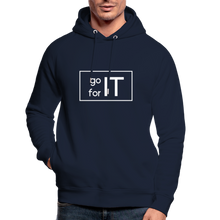 Lade das Bild in den Galerie-Viewer, Go For IT Bio Hoodie - Navy
