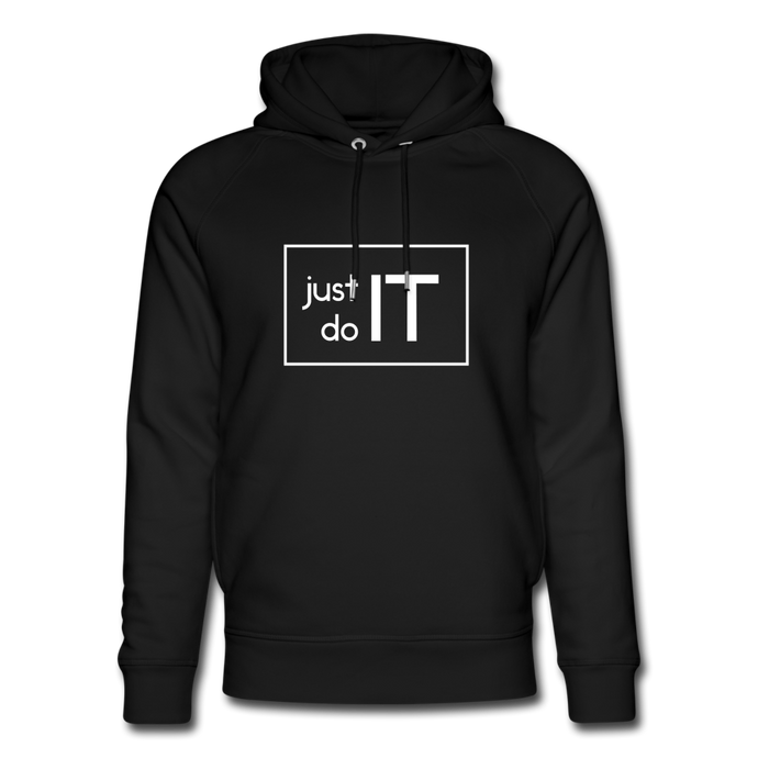 Just Do IT Bio Hoodie - Schwarz