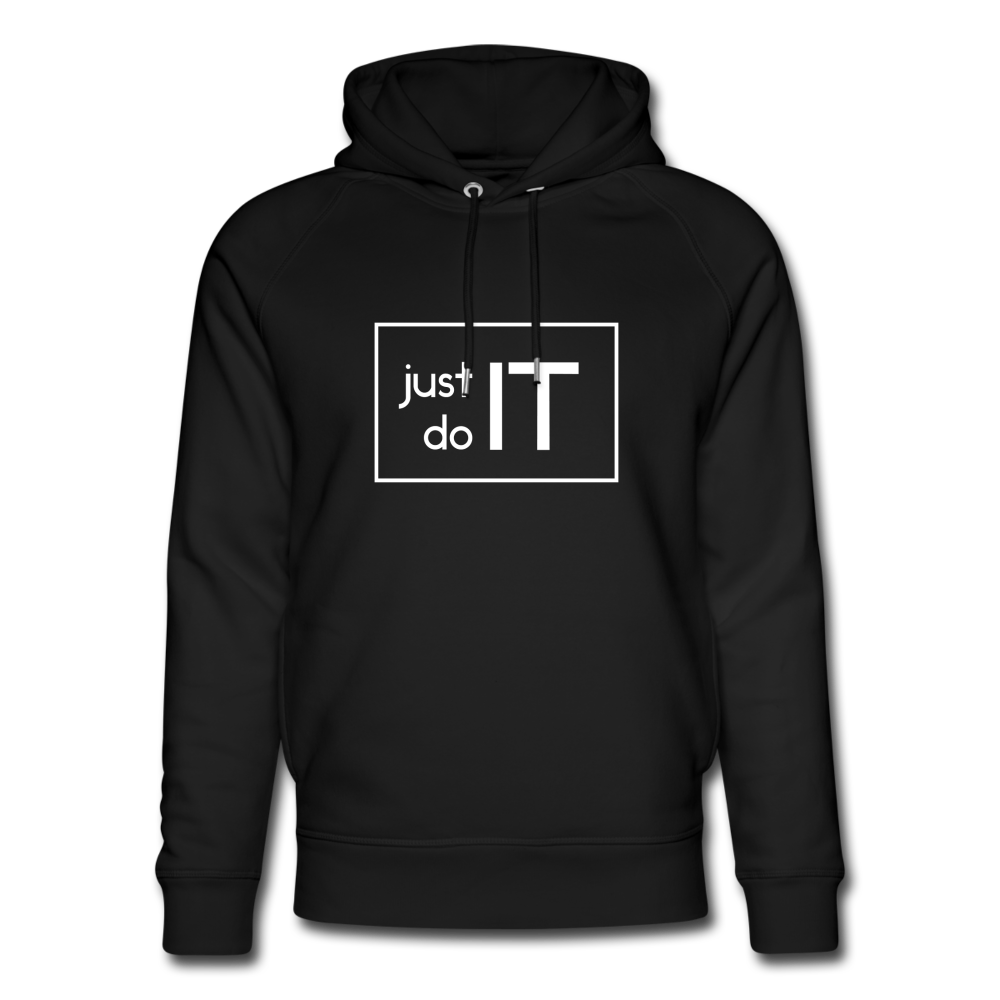 Just Do IT Bio Hoodie - Schwarz