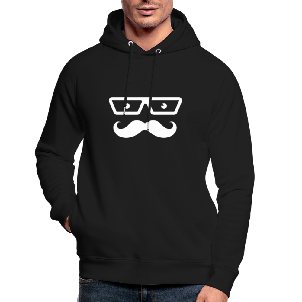 Moustache Bio Hoodie - Schwarz