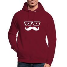 Lade das Bild in den Galerie-Viewer, Moustache Bio Hoodie - Burgunderrot
