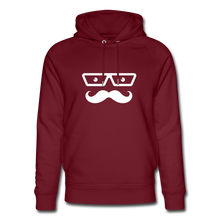 Lade das Bild in den Galerie-Viewer, Moustache Bio Hoodie - Burgunderrot
