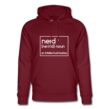 Lade das Bild in den Galerie-Viewer, Intellectual Badass Bio Hoodie - Burgunderrot
