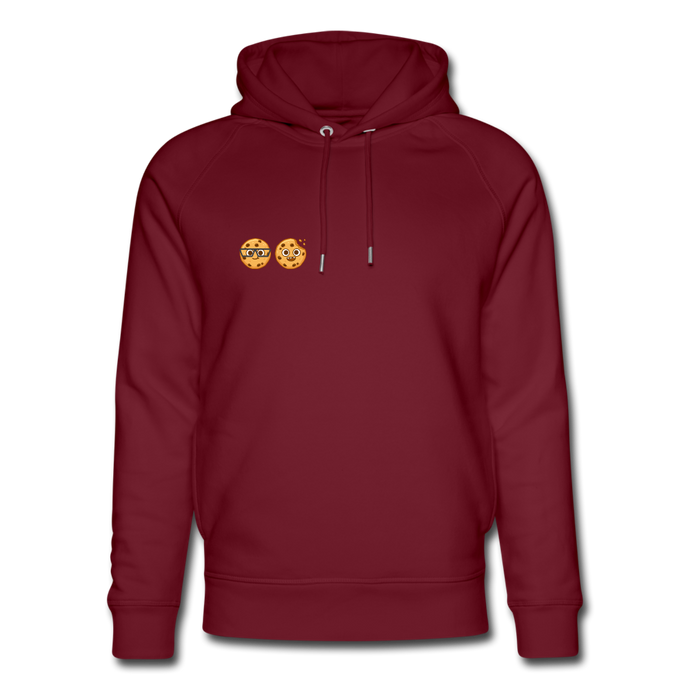 Nerdy Cookies Bio Hoodie - Burgunderrot