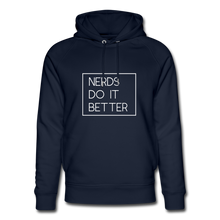 Lade das Bild in den Galerie-Viewer, Nerds Do IT Better Bio Hoodie - Navy
