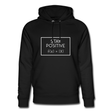 Lade das Bild in den Galerie-Viewer, Stay Positive Bio Hoodie - Schwarz
