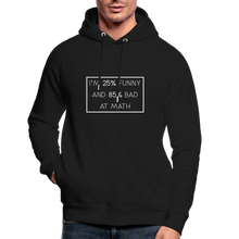 Lade das Bild in den Galerie-Viewer, Bad At Math Bio Hoodie - Schwarz
